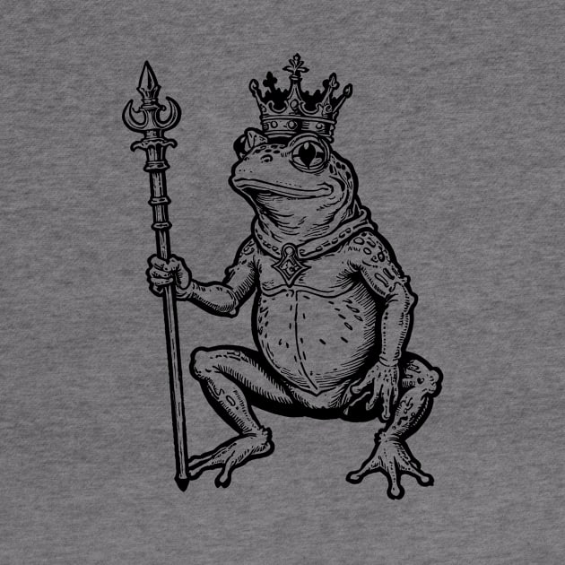 Frog King Holds a Spear by Yilsi